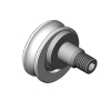 Carrucola di Ricambio per Porte Automatiche Diametro 29 Dimensioni 29x9,8x32,5 Eccentrico5 M8 CH4 Profilo esterno a U gola 24 R3.3 sul 626-ZZ